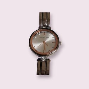 Geoffrey Beene Silver and Rose Gold Women's Watch